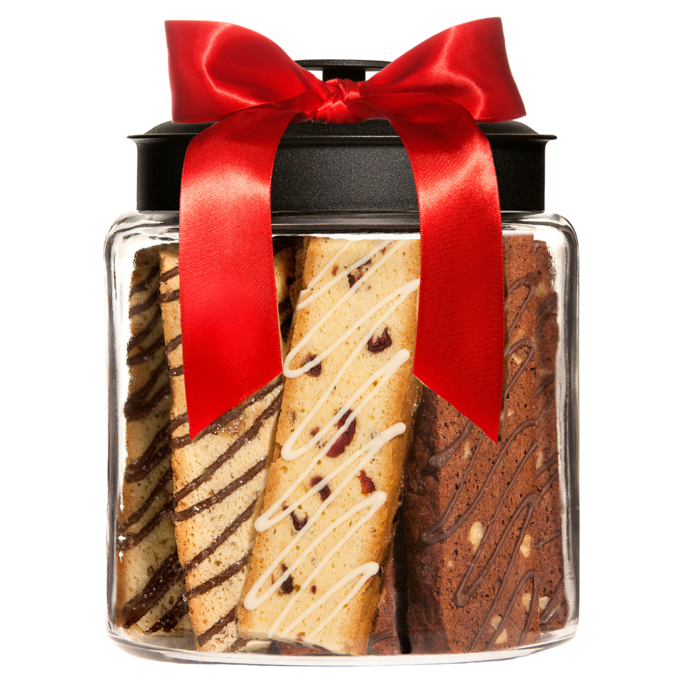 Holiday Biscotti Jar