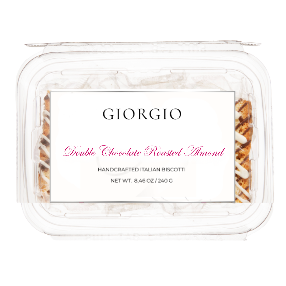 Double Chocolate Roasted Almond Biscotti (6-pack)