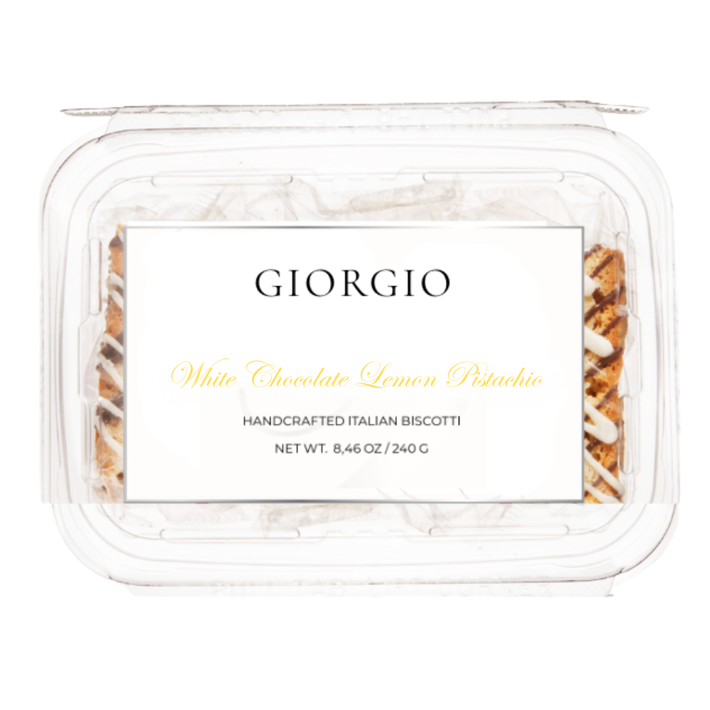 White Chocolate Lemon Pistachio Biscotti (6-pack)