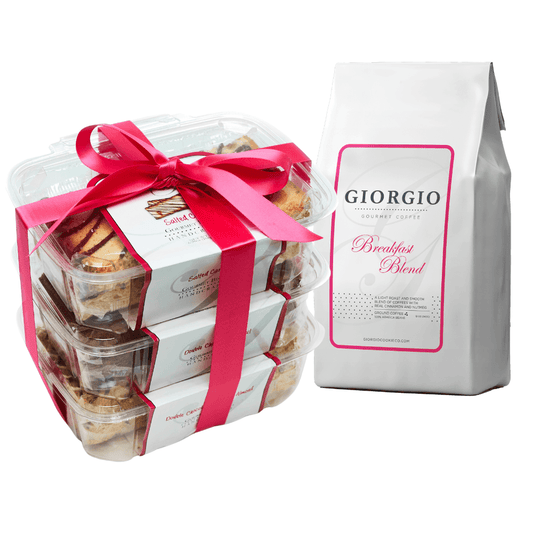 Giorgio Cookie Company Online Shop for Coffee & Biscotti Sampler Gift Set | View - 1