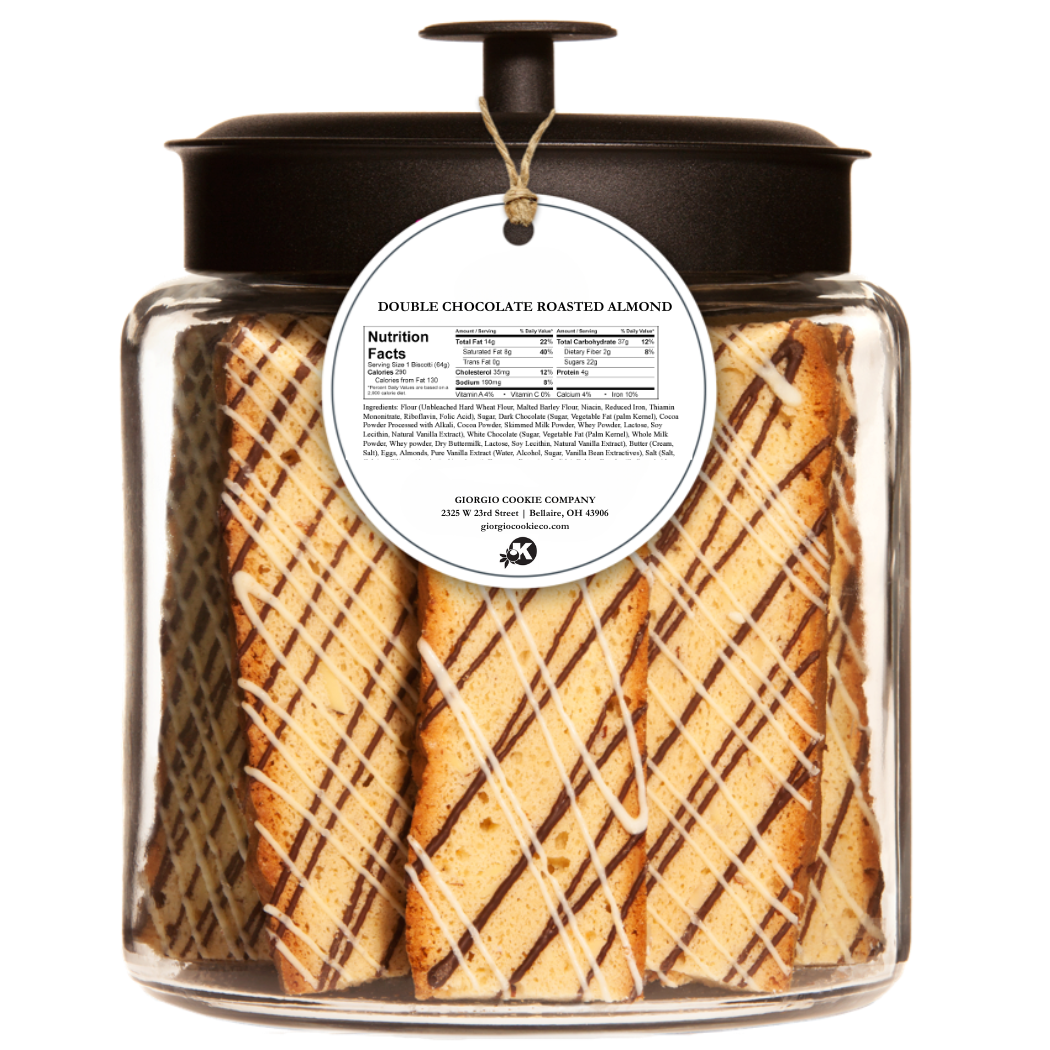 Biscotti Jar Tags - Giorgio Cookie Co