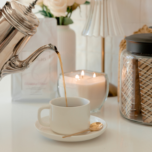 Coffee, Cookies + Candle Gift Set