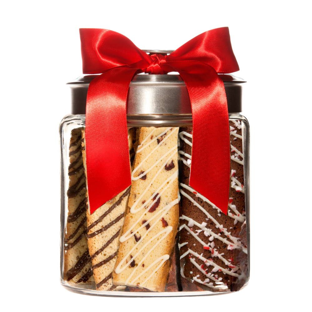 Holiday Biscotti Jar