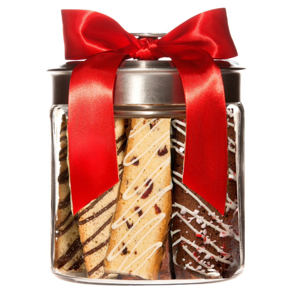 Holiday Biscotti Gift Jar | Giorgio Cookie Co.