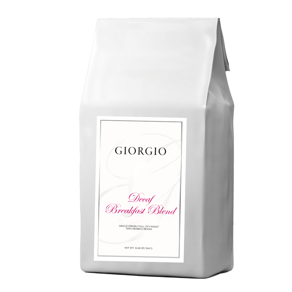 Decaf Breakfast Blend light roast, 12 oz ground