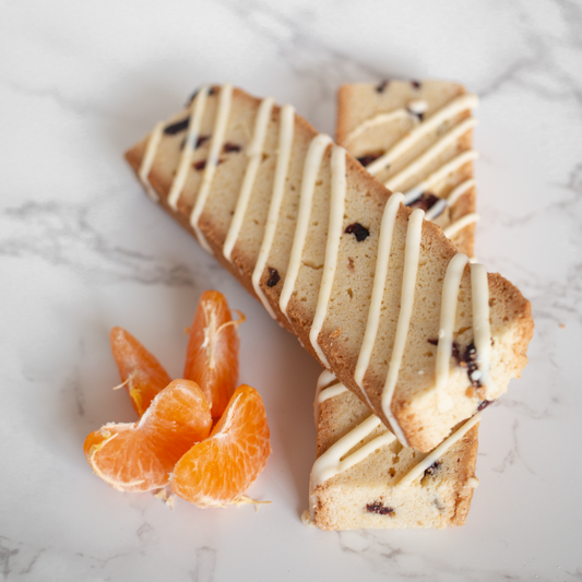 White Chocolate Cranberry Orange Biscotti