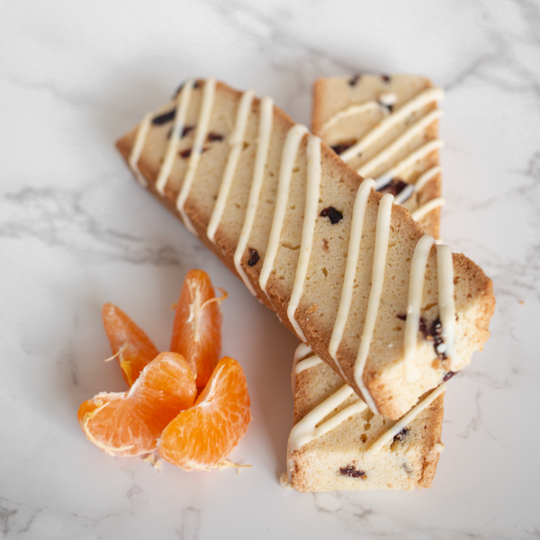 White Chocolate Cranberry Orange Biscotti - Giorgio Cookie Co