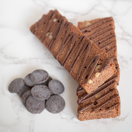 Double Chocolate Walnut Biscotti - Giorgio Cookie Co
