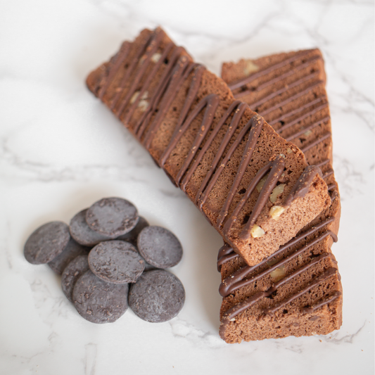 Double Chocolate Walnut Biscotti