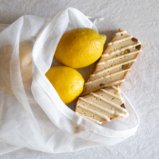 White Chocolate Lemon Pistachio Biscotti - Giorgio Cookie Co