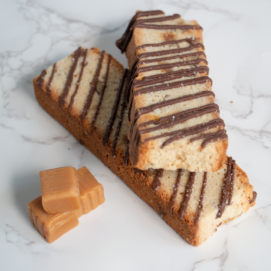 Salted Caramel Biscotti