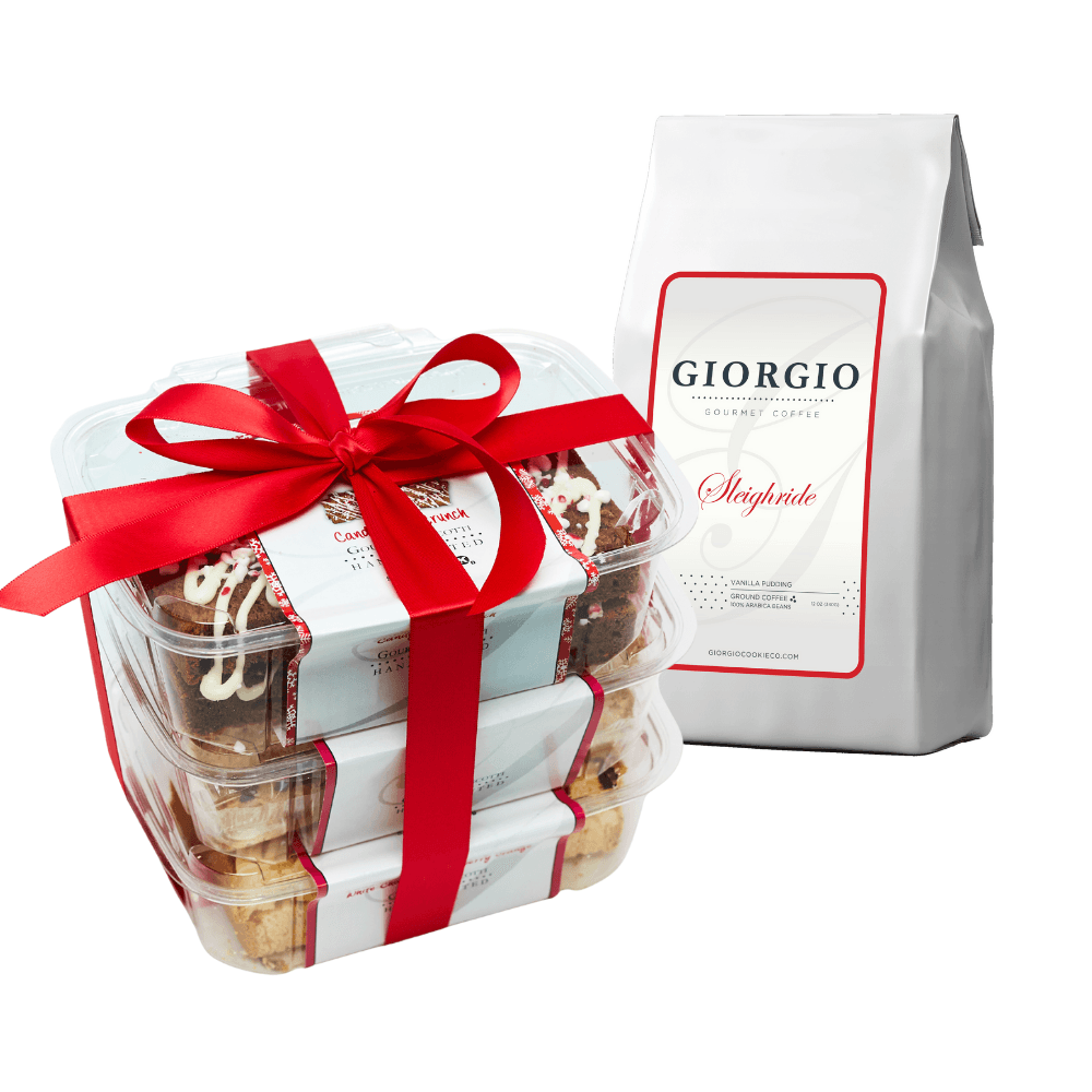 Giorgio Cookie Company Online Shop for Christmas Coffee & Biscotti Sampler Gift Set | View - 1